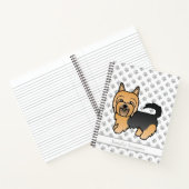 Carnet Bleu Et Tan Australien Terrier Cute Dessin Chien (Intérieur)