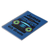 Carnet bleu fait sur commande de caisson de basses (Côté gauche)