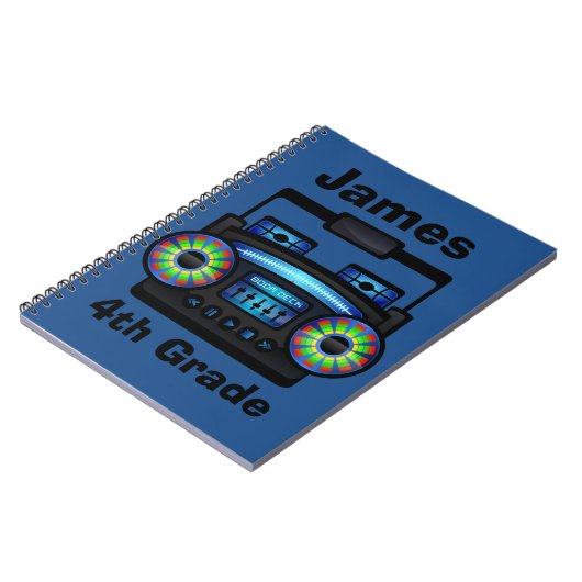 Carnet bleu fait sur commande de caisson de basses (Côté gauche)