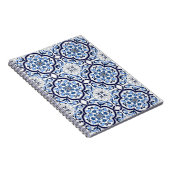 Carnet Bleu Floral Carrelage sicilien méditerranéen (Côté Droit)