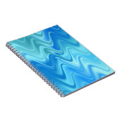 Carnet Bleu foncé Abstrait (Côté Droit)