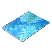Carnet Bleu foncé Abstrait (Côté gauche)