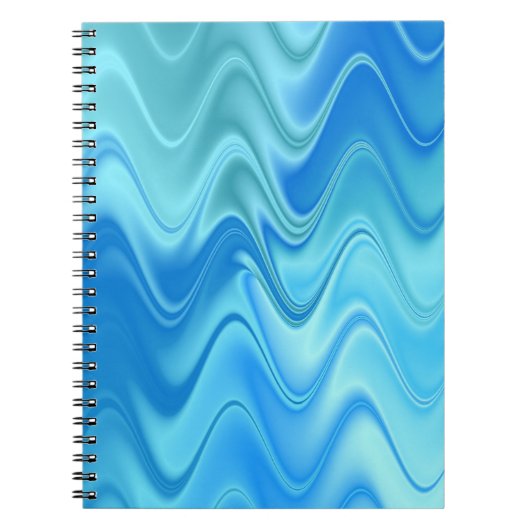 Carnet Bleu foncé Abstrait (Devant)