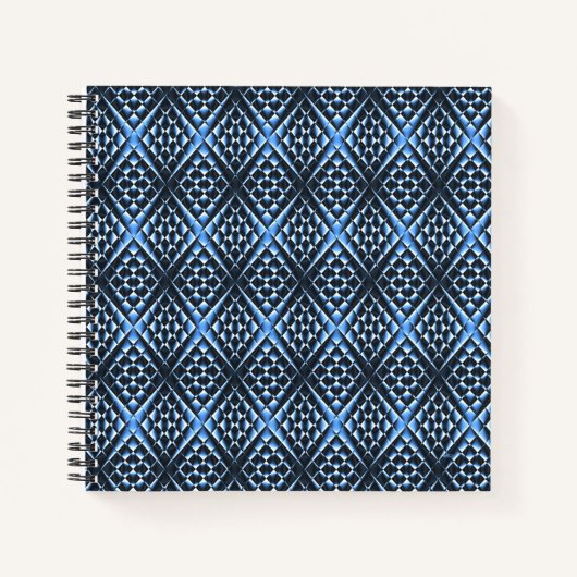 Carnet Bleu géométrique.... (Devant)