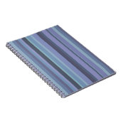 Carnet Bleu-gris, bandes horizontales (Côté Droit)