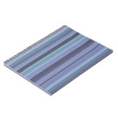 Carnet Bleu-gris, bandes horizontales (Côté gauche)