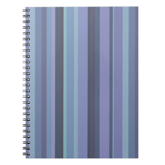 Carnet Bleu-gris, bandes horizontales (Devant)