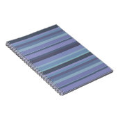 Carnet Bleu-gris, bandes horizontales (Côté Droit)