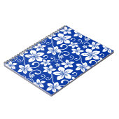 CARNET BLEU HAWAII (BLEU ROYAL) (Côté gauche)