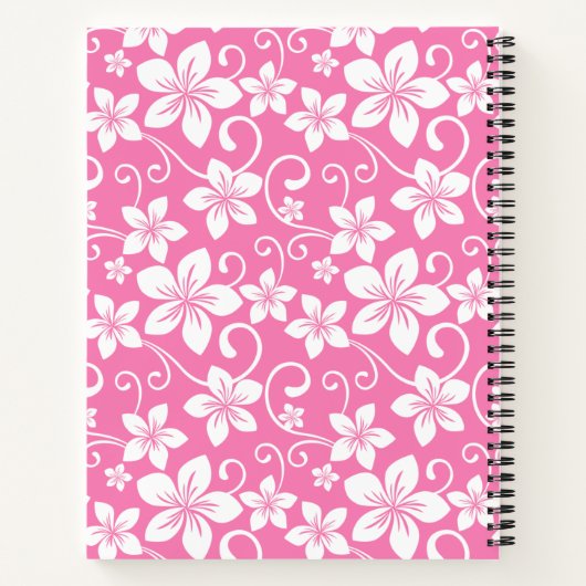 CARNET BLEU HAWAII (ROSE) (Dos)