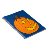 Carnet bleu Jack o' Lantern (Côté Droit)