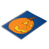Carnet bleu Jack o' Lantern (Côté gauche)