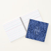 Carnet Bleu Jean tourbillon....... (Intérieur)