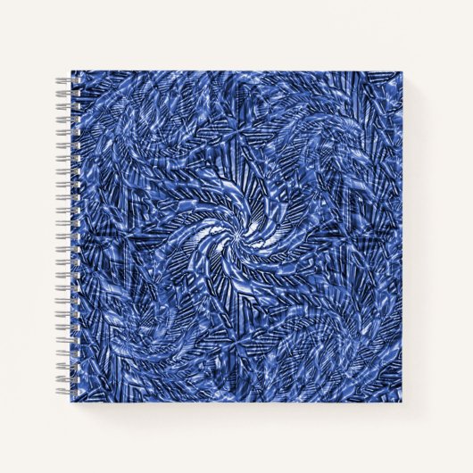 Carnet Bleu Jean tourbillon....... (Devant)