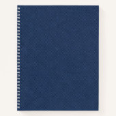 Carnet Bleu Jeans Fabric (Devant)