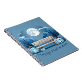 Carnet Bleu Joyeux Halloween (Côté Droit)