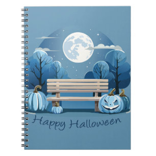 Carnet Bleu Joyeux Halloween