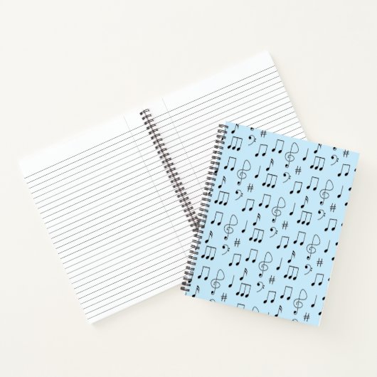 Carnet Bleu juste noté (Intérieur)