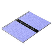Carnet Bleu lavande (Côté gauche)
