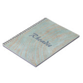 Carnet Bleu magnifique et marbre de cuivre (Côté gauche)