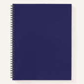 Carnet Bleu marine (Devant)