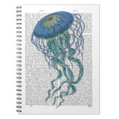 Carnet Bleu méduse (Devant)