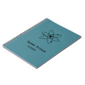 Carnet bleu minimaliste (Côté gauche)
