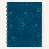 Carnet Bleu, moderne, simple concept de célébration de la (Devant)