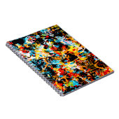 Carnet Bleu, noir, blanc, orange. Bright continu (Côté Droit)