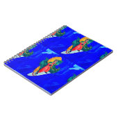 carnet bleu nun surf (Côté gauche)