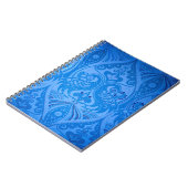 Carnet Bleu Oriental Peacock Birds (Côté gauche)