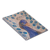 Carnet bleu Peacock (Côté Droit)