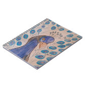 Carnet bleu Peacock (Côté gauche)