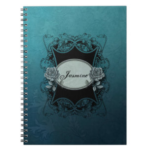 Carnet Bleu personnalisé gravé par cru