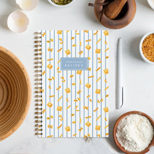 Carnet Bleu Poussiéreux Formes de Pâtes Recette Personn