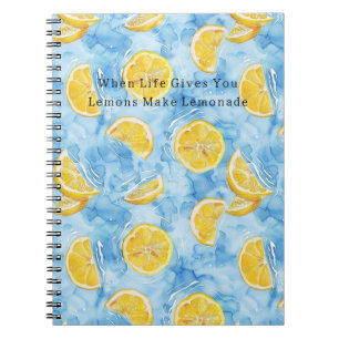 Carnet Bleu Quand La Vie Vous Donne Des Citrons Limonade