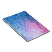 Carnet Bleu rose violet Blé (Côté Droit)