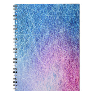 Carnet Bleu rose violet Blé