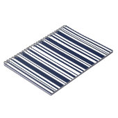 Carnet Bleu simple et moderne (Côté gauche)