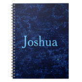 Carnet Bleu superbe (Devant)