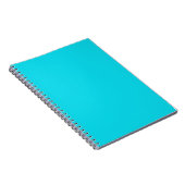 Carnet bleu Turquoise Neon (Côté Droit)