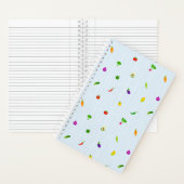 Carnet Bleu végétal (À l'intérieur)