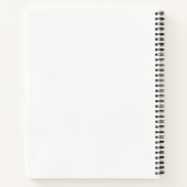 Carnet Bleu, vert, cool, tendance, nature moderne abstrai (Dos)