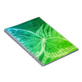 Carnet Bleu Vert Papillon (Côté Droit)