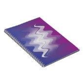 Carnet Bleu violet blanc (Côté Droit)
