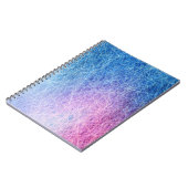 Carnet Bleu Violet Rose Mélangé (Côté gauche)