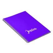 Carnet Bleu violet uni (Côté Droit)
