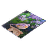 Carnet Bleuet de l'Est en neige - Photo originale (Côté gauche)