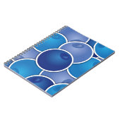Carnet Bleuet funky (Côté gauche)