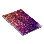 Carnet bling magenta rose pourpre de parties (Côté Droit)